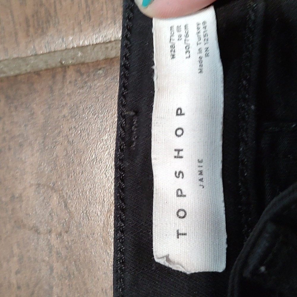 Topshop Black Skinny Jeans - Picture 4 of 4